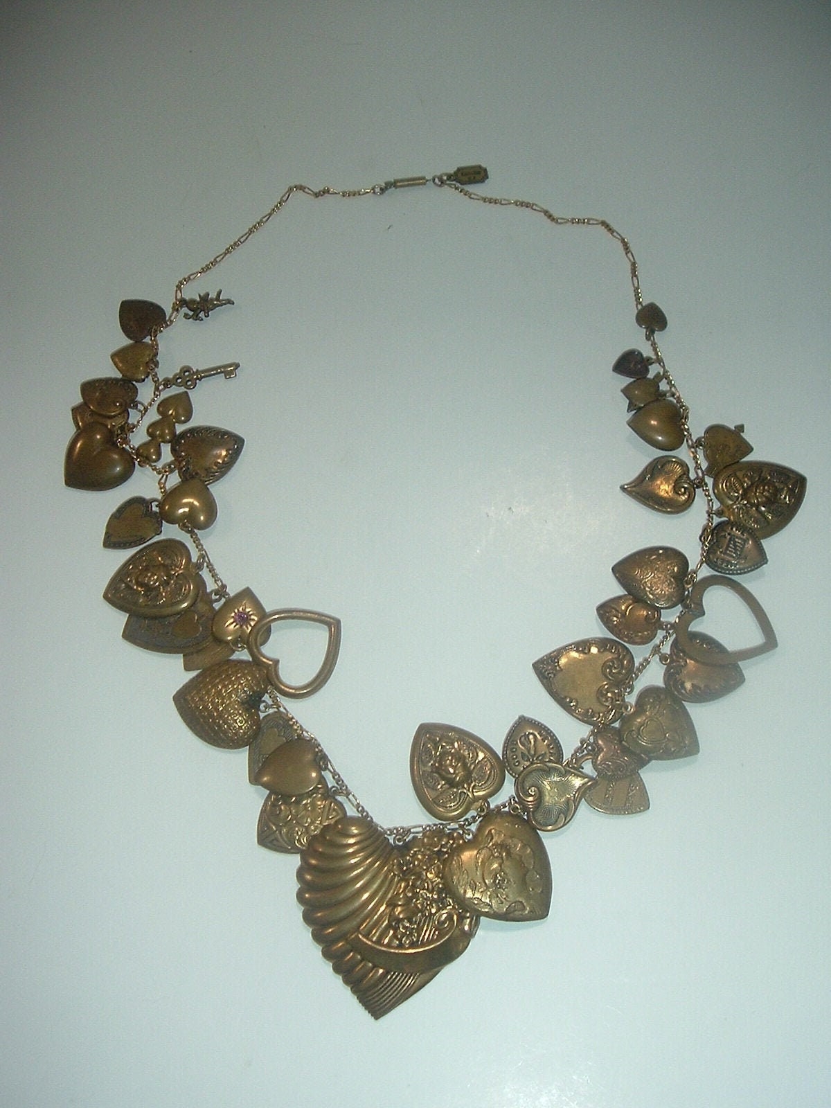 Pididdly Links Lots of Hearts Charms Necklace