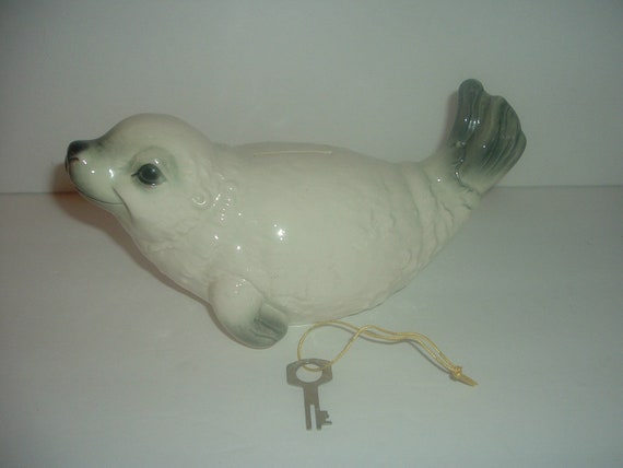 Goebel Baby Seal Bank with Key