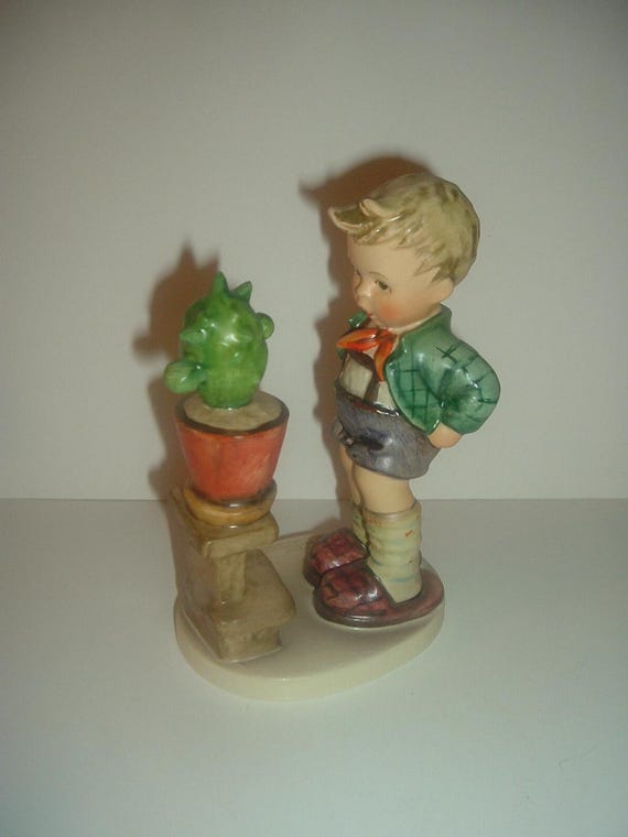Hummel HUM 314 Confidentially Boy Cactus Figurine TMK5