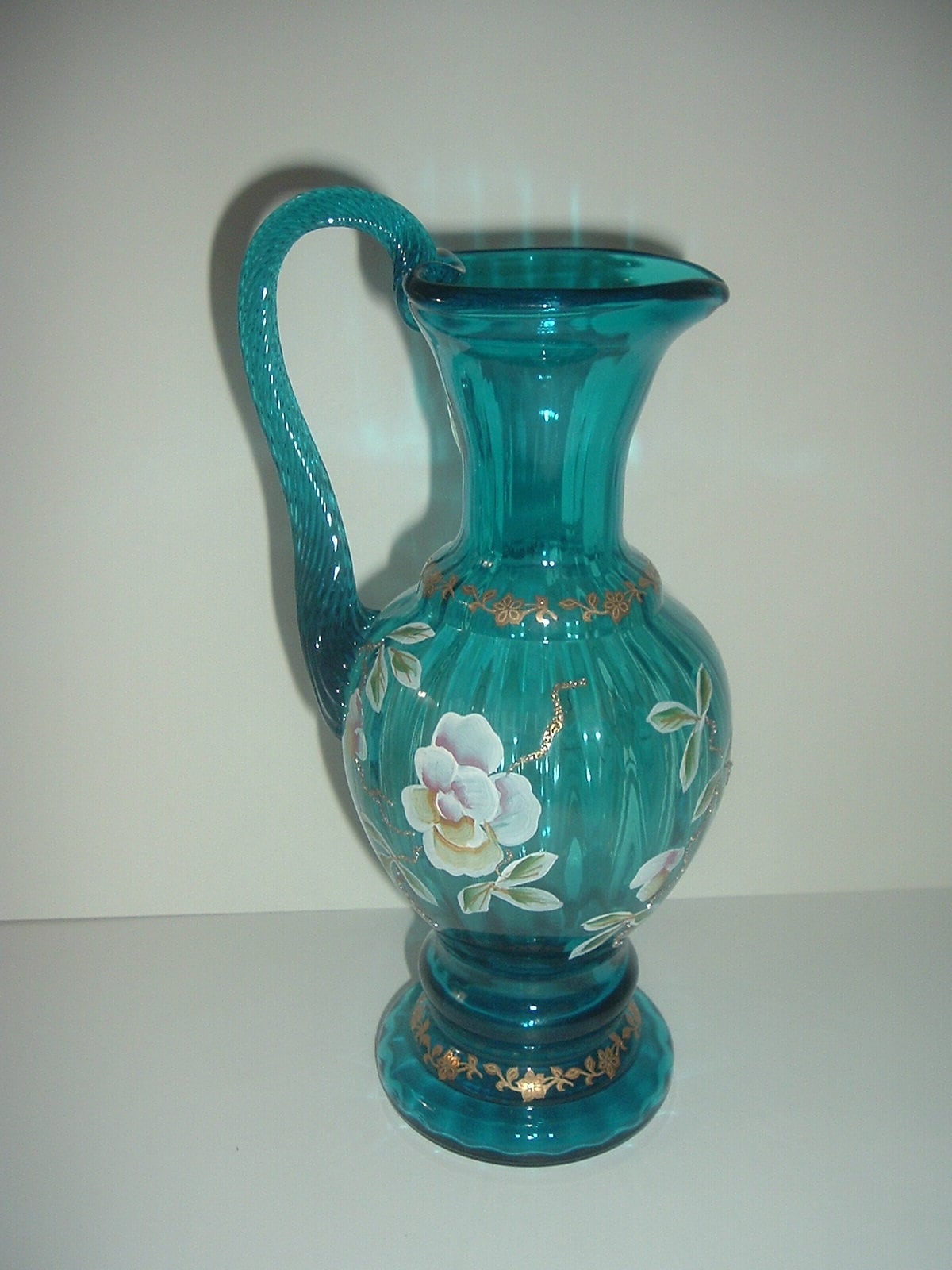 Fenton Glass New Century Artist & Bill Fenton signed Handpainted