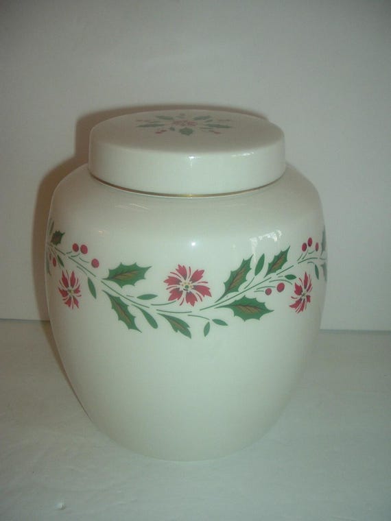 Royal Doulton Holly Ginger Biscuit Jar