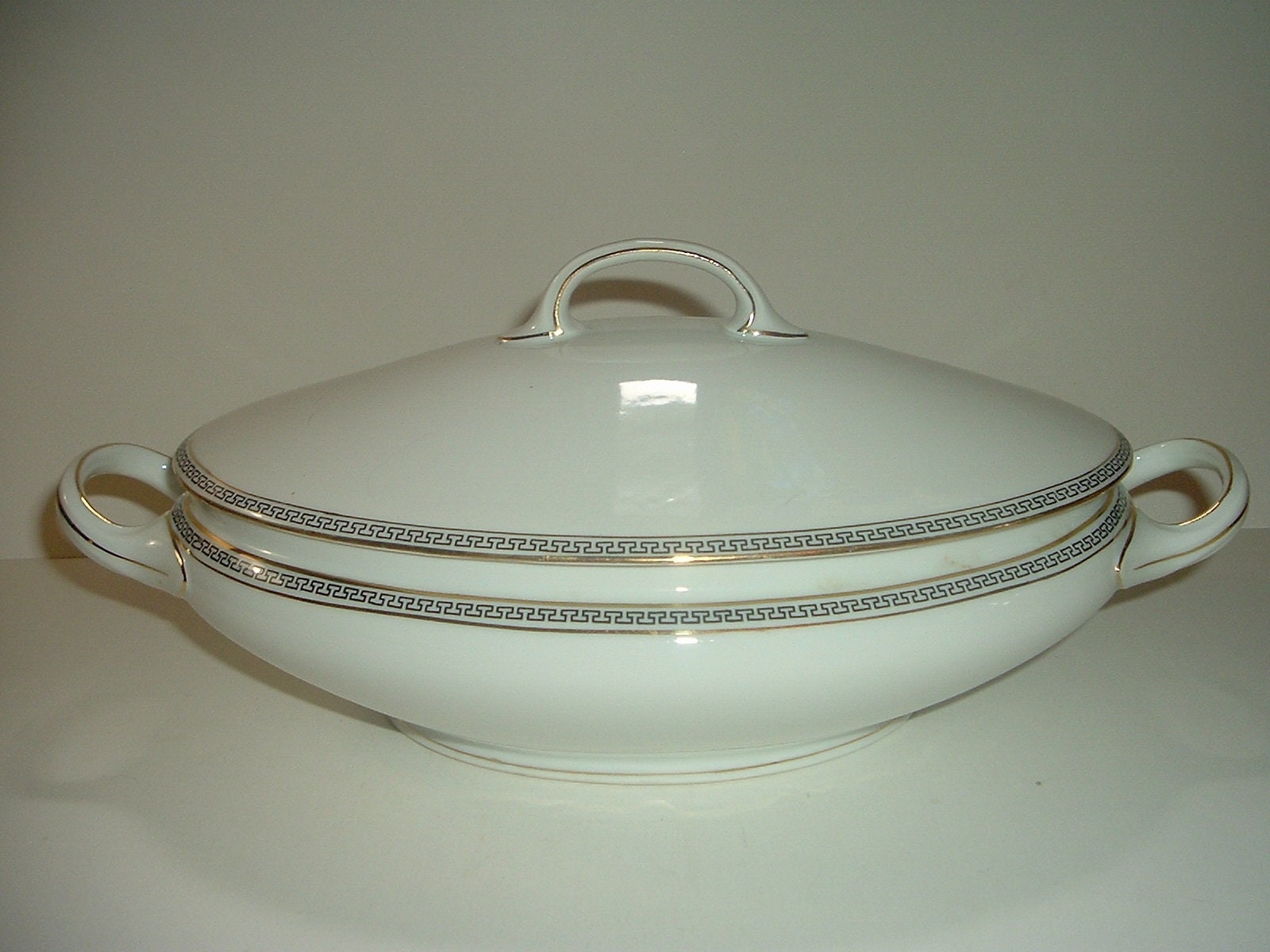 RESERVED FOR MICHELE Heinrich & Co. Selb Bavaria Cavalier Greek Key
