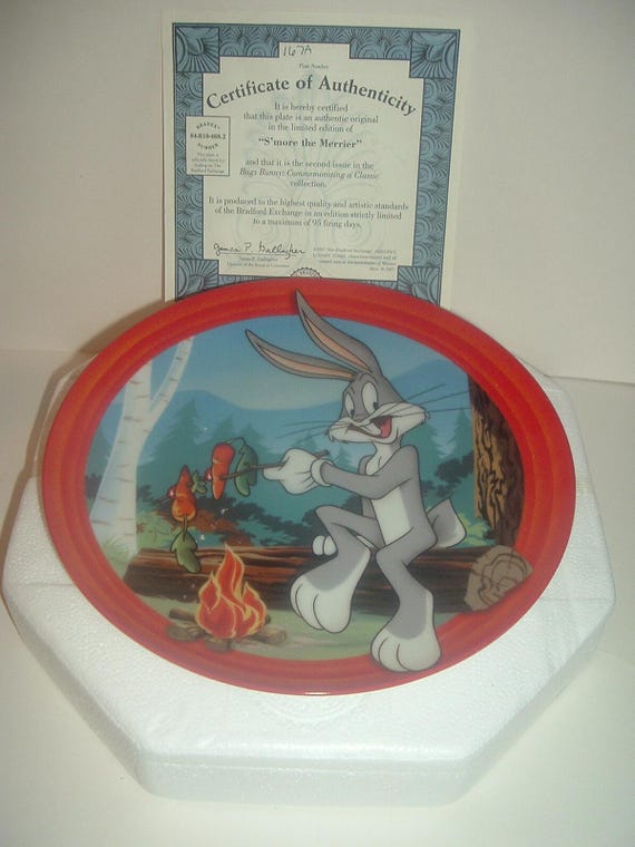 S'more The Merrier Bugs Bunny Plate