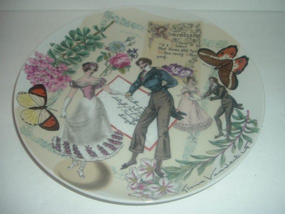 Gloria Vanderbilt Signature Plate by Sigma 1977