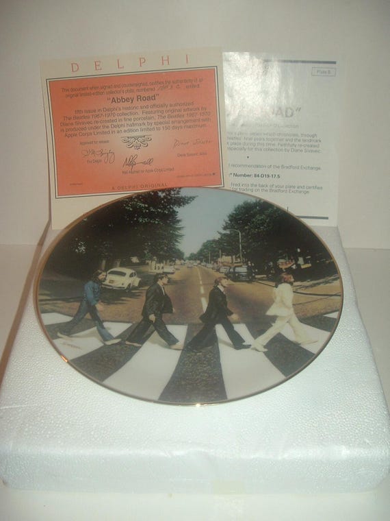 The Beatles Abbey Road Plate