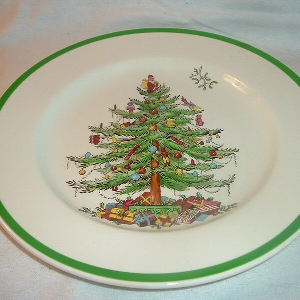 Copeland Spode Christmas Tree pattern 10" Plate