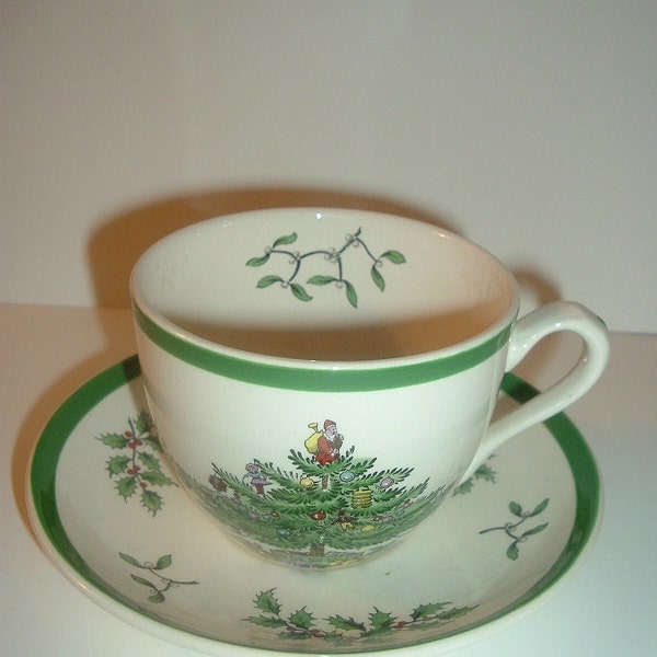 Spode Christmas Tree pattern Cup & Saucer