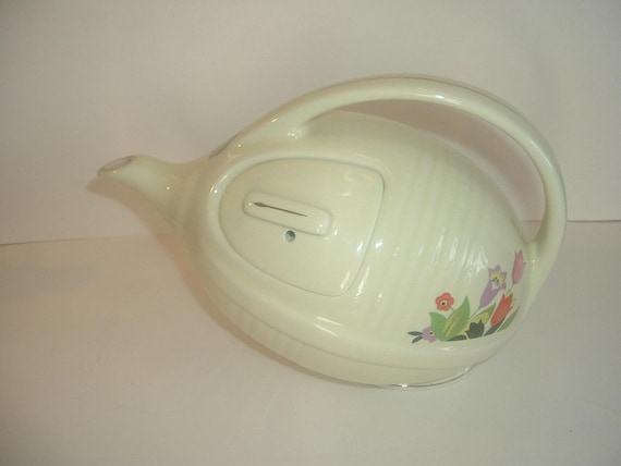 Hall for China Specialties Crocus Football Teapot 1995