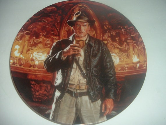 Indiana Jones and The Holy Grail Plate 1991