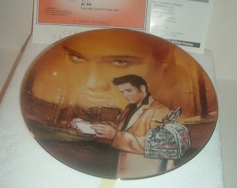 Elvis Presley Return To Sender Plate