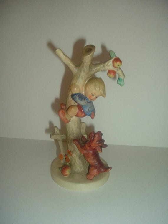 Hummel HUM 56 Out of Danger Boy in Tree with Dog Figurine TMK3