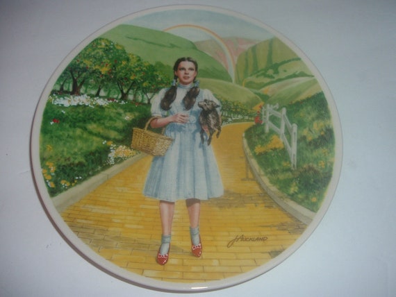 Wizard of Oz Over The Rainbow First Issue Plate 1977