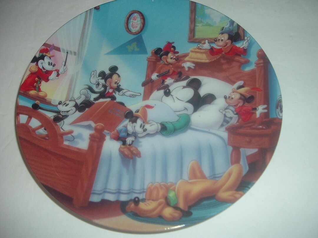 Disney Mickey Mouse Through the Years Plate - Etsy