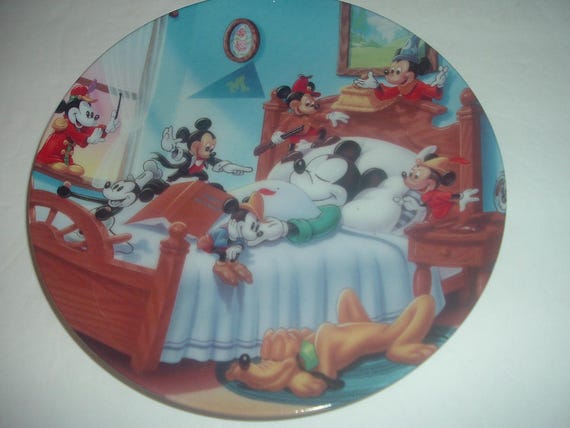 Disney Mickey Mouse Through The Years Plate