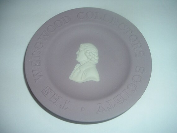 Wedgwood Lilac Jasperware Collectors Society Plate Dish