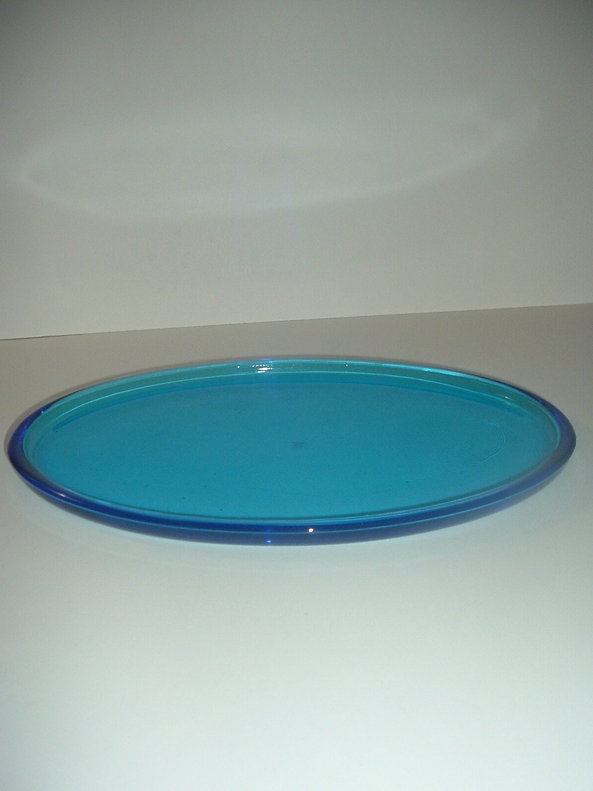 Westmoreland Glass Blue Dresser Tray