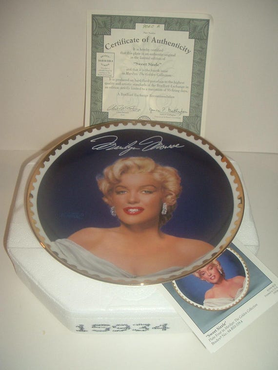 Marilyn Monroe Sweet Sizzle Plate