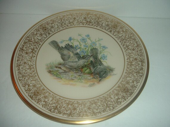 Lenox Boehm Mockingbirds Plate 1978