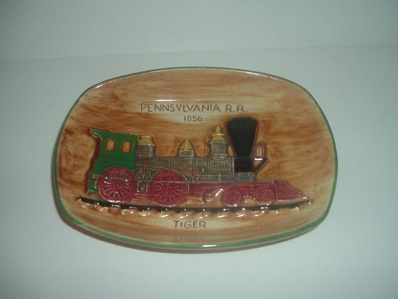 Pennsbury Pottery Pennsylvania RR dish or plate