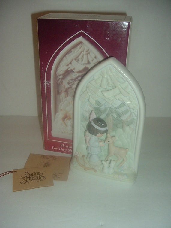 Precious Moments Third Beatitude LE Chapel Piece with box 1992