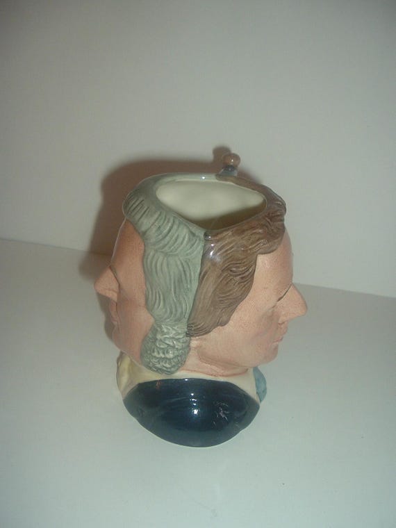 Royal Doulton Two Face Michael Henry Doulton Signed Toby Mug
