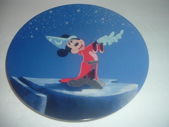 Disney Mickey Mouse Fantasia Sorcerer's Apprentice 50 Anniversary 1st Issue Plate