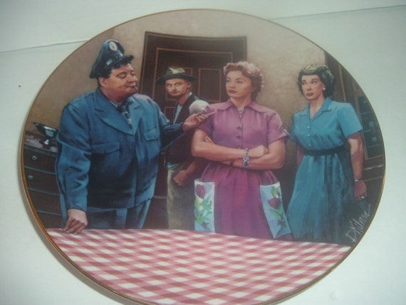 The Honeymooners approved by Jackie Gleason Collectors Plate 1987