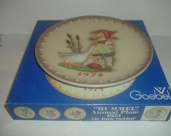 1974 Hummel Annual Plate Goose Girl