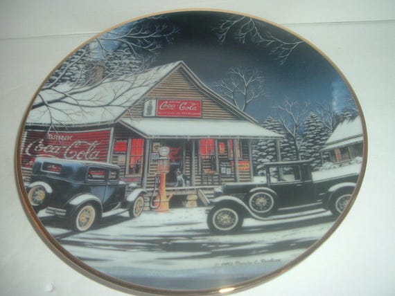 Coca Cola Gathering Place by Pamela Renfroe plate 1995