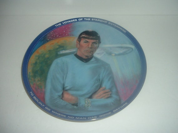 Star Trek Mr. Spock Science Officer Plate