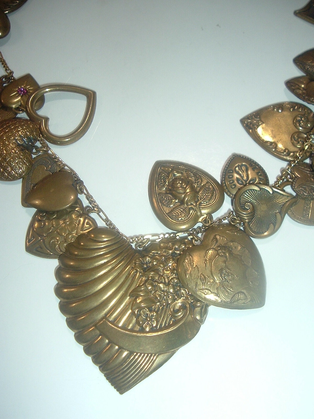 Pididdly Links Lots of Hearts Charms Necklace