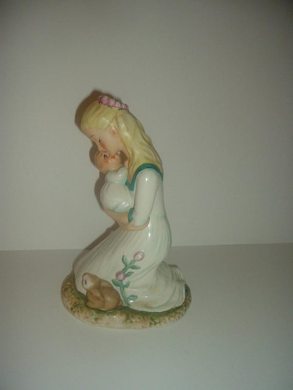 Goebel Mother and Baby Child Charlotte Byj 36 Figurine 8" TMK 5