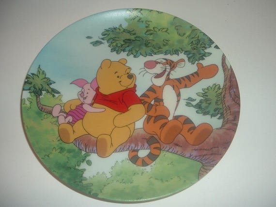 Winnie the Pooh Tree Top Trio Fun In 100 Acre Woods Plate