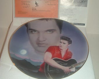 Elvis Presley Blue Moon Over Kentucky Plate
