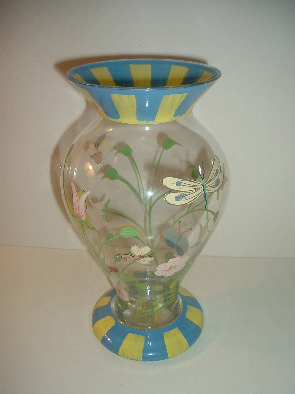 Lenox Butterfly Meadow Glass Vase with Box