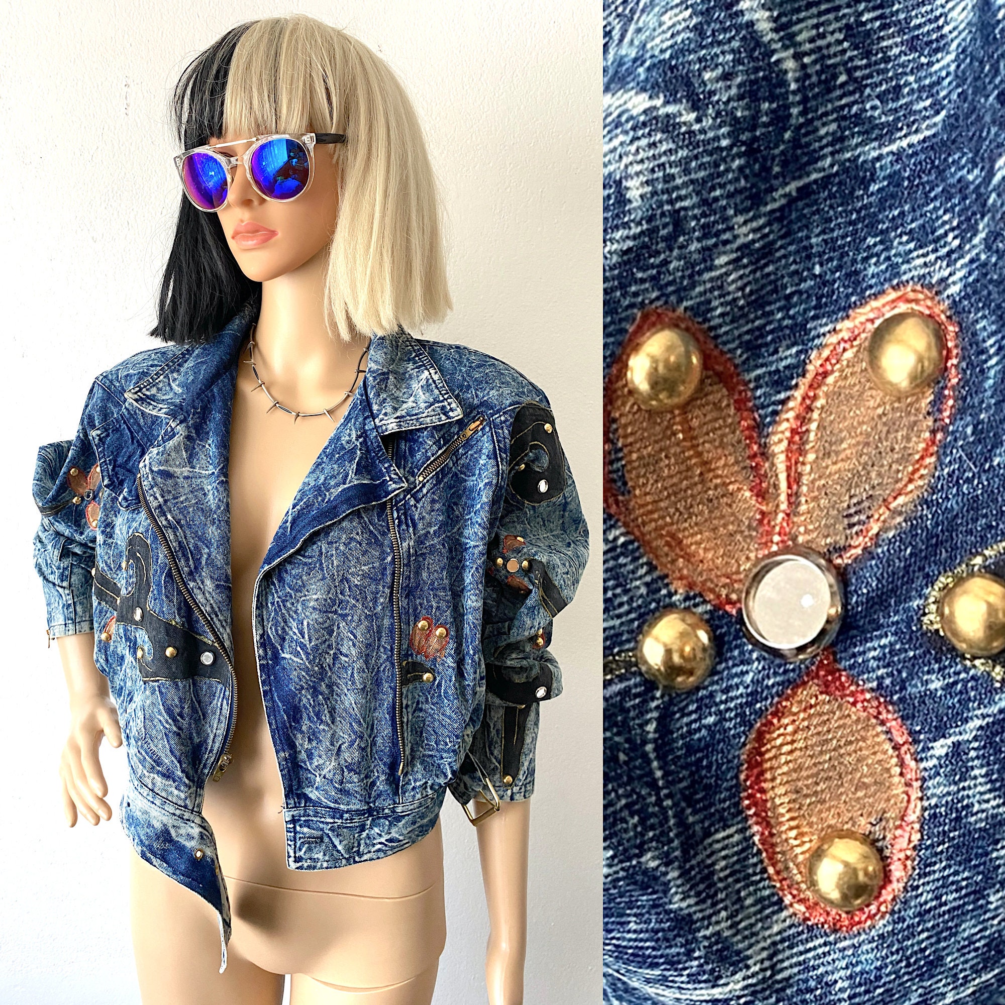 Vintage 80s Silk Beaded Jacket → Hotbox Vintage