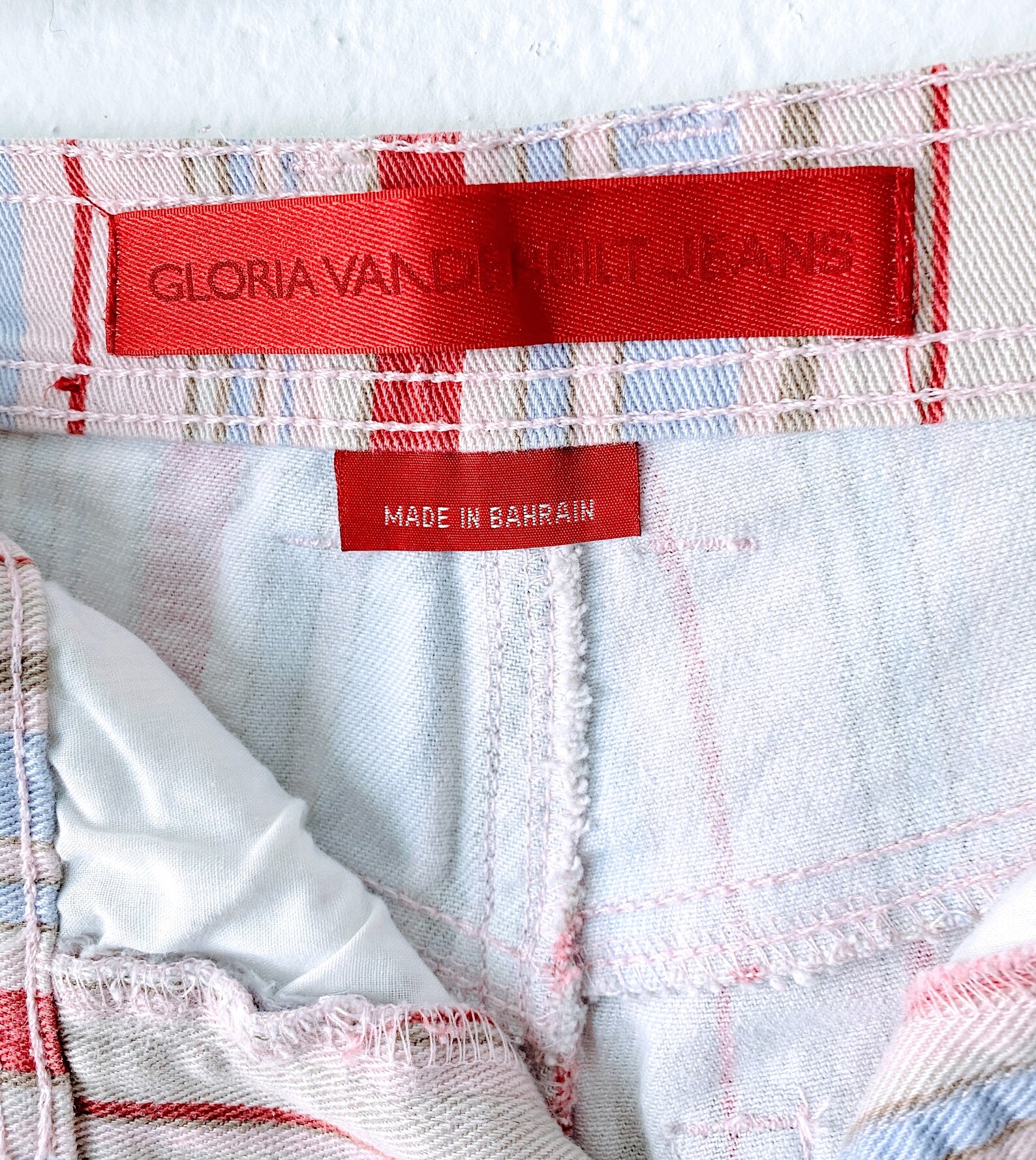 Vintage Striped Jeans High Rise Multicolored Pants Pastel Etsy