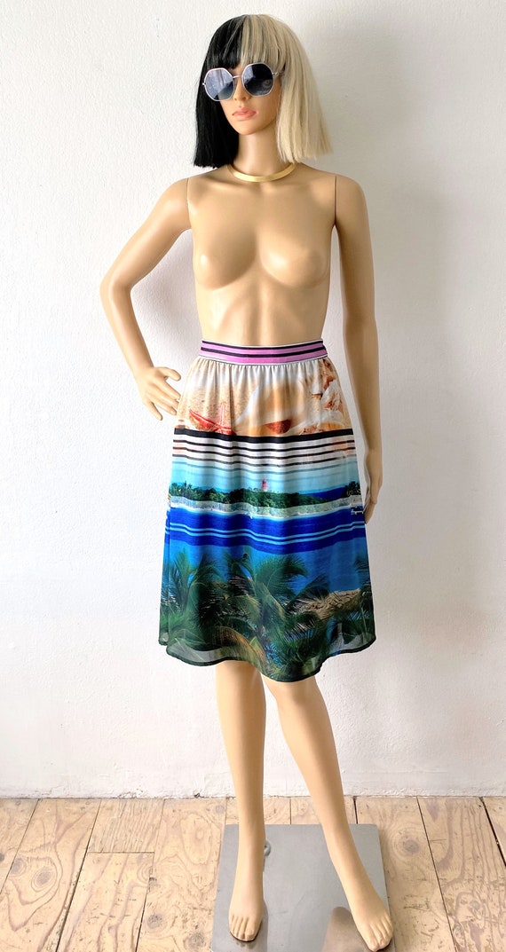 Island Skirt | Novelty Print Skirt | Tropical Ski… - image 7