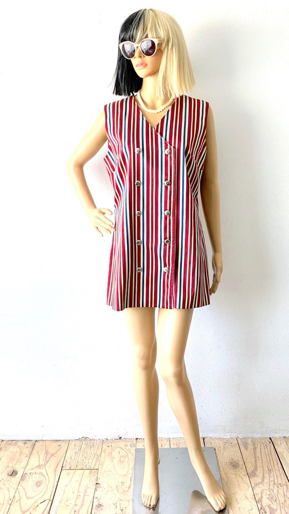Vintage Mod Minidress | Summer Shift Dress | Retr… - image 2