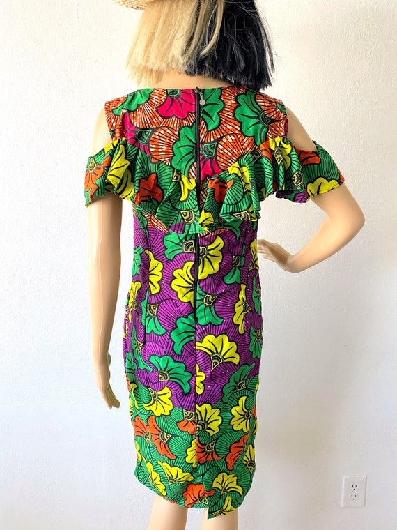 Tropical Bare Shoulder Dress | Colorful Vacation … - image 8
