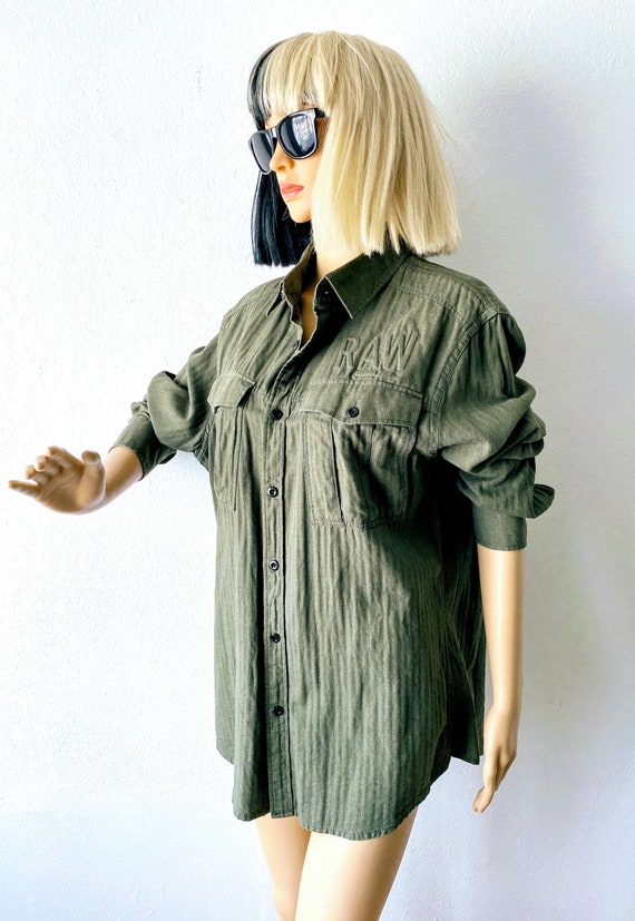 G-STAR RAW Button Front Shirt | Military Style Sh… - image 8