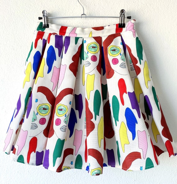 Novelty Print Skirt | ANNAKIKI Skirt | Surreal Sk… - image 3