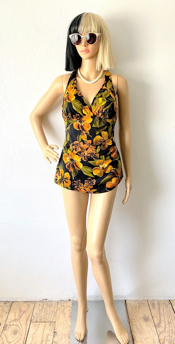 Vintage Retro Bathing Suit | Plus Size Swimsuit W… - image 5