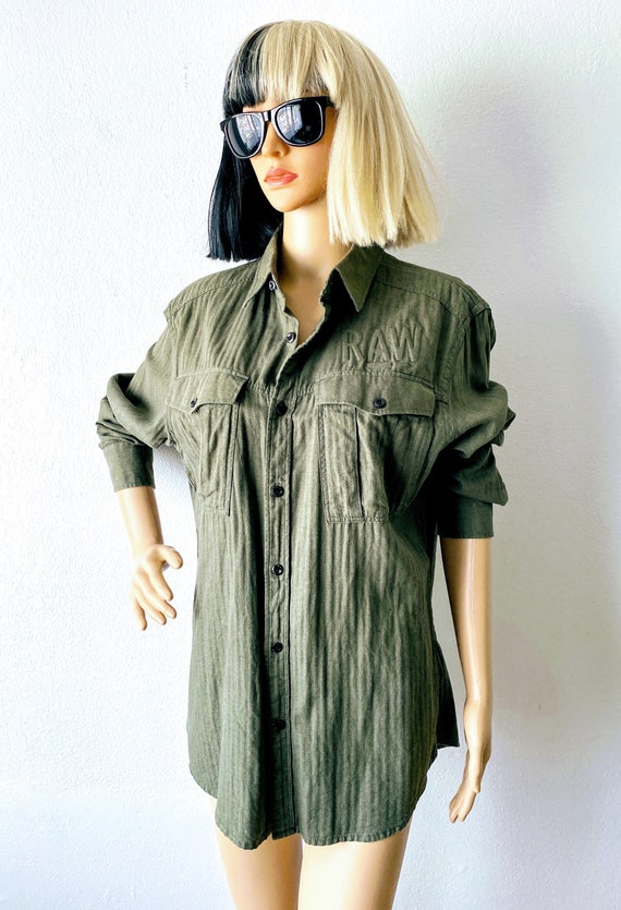 G-STAR RAW Button Front Shirt | Military Style Sh… - image 6