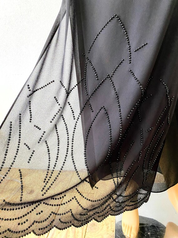 Long Black Formal Skirt | Skirt with Slit | Dress… - image 7