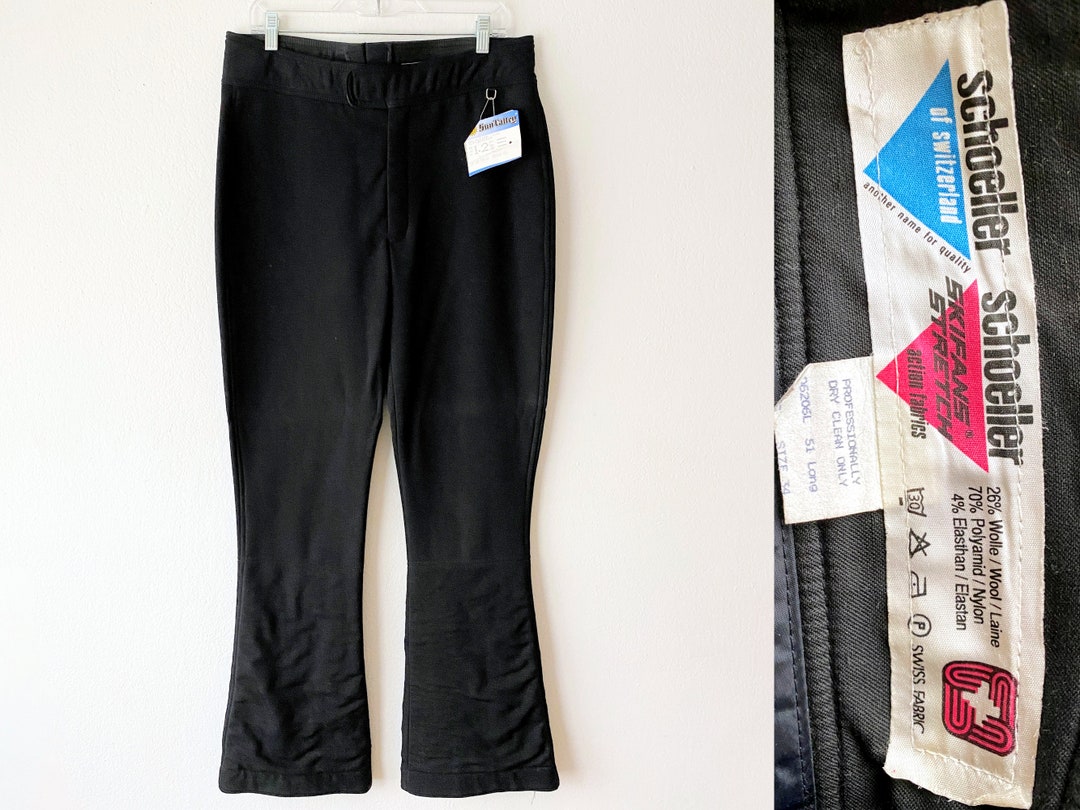 Vintage Men's Ski Pants Tall Men's Snow Pants Snowboarding Pants Flared Boot Cut Winter Pants