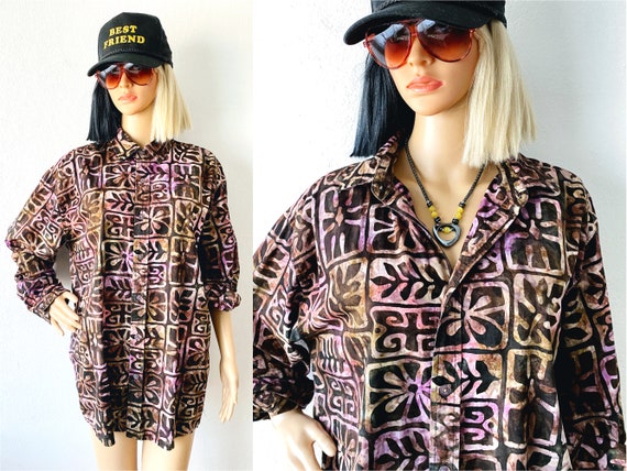 Vintage Bohemian Shirt | Street Fashion | Funky S… - image 1