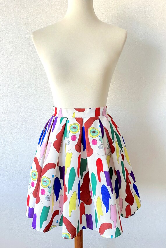 Novelty Print Skirt | ANNAKIKI Skirt | Surreal Sk… - image 4