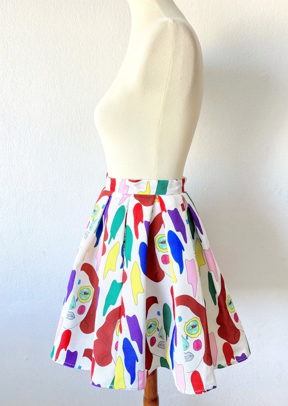 Novelty Print Skirt | ANNAKIKI Skirt | Surreal Sk… - image 7