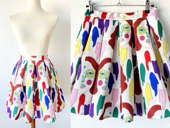 Novelty Print Skirt | ANNAKIKI Skirt | Surreal Sk… - image 1